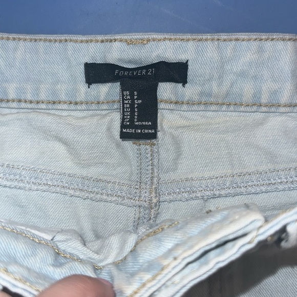 Forever 21 fishnet denim skirt size small - Picture 2 of 4